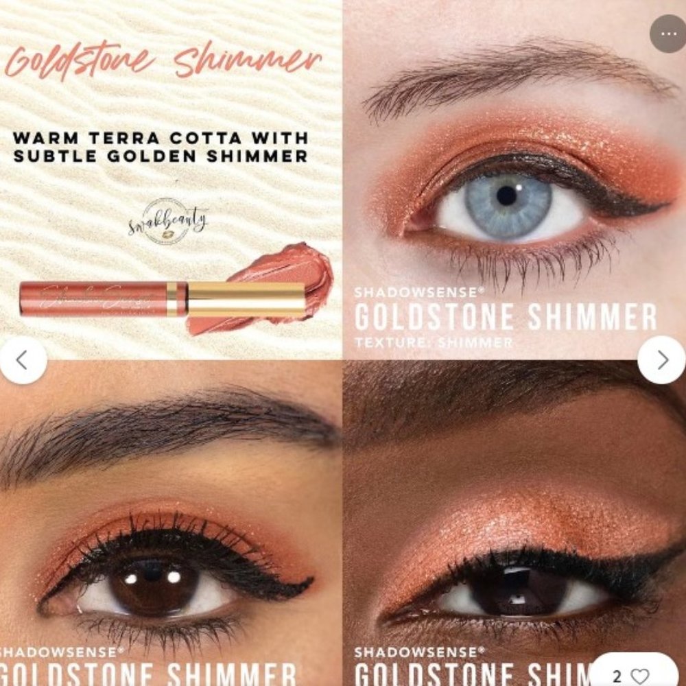 SHADOWSENSE GOLDSTONE SHIMMER Crème to Powder  NEW SEALED LIMITED EDITI…